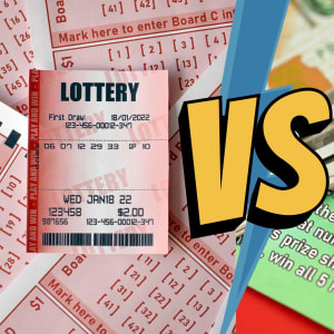 Lotteri vs skraplotter: Vilket har bättre vinstodds?